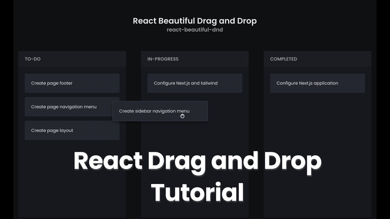 Build a Multi-List Drag and Drop To-Do App Using React-beautiful-dnd